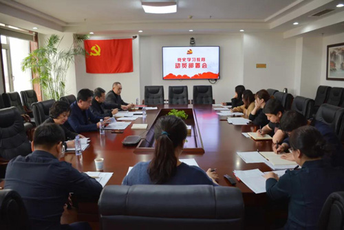 公司召开党史学习教育动员部署会