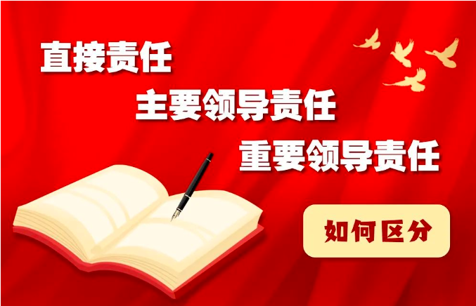 直接责任、主要领导责任、重要领导责任如何区分？